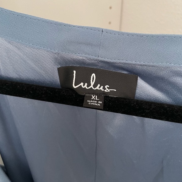 Easy Listening Slate Blue Cold-Shoulder Wrap Maxi Dress - Picture 11 of 11